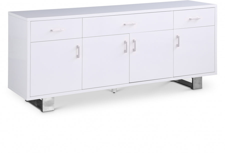 Excel White Sideboard/Buffet from Meridian - Luna Furniture