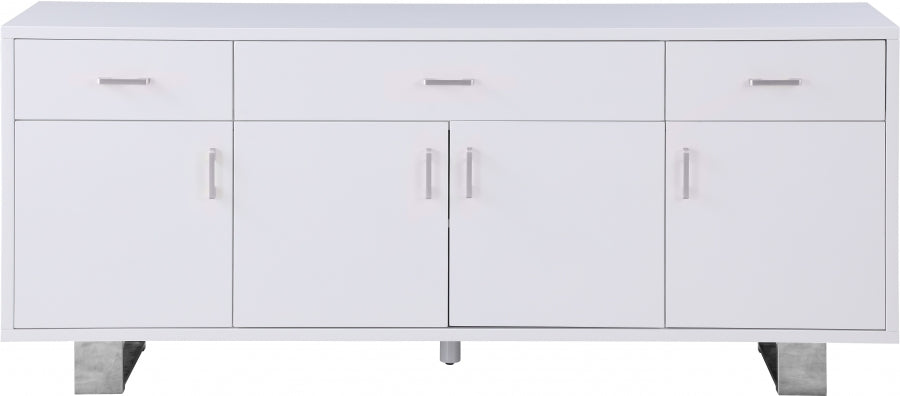 Excel White Sideboard/Buffet from Meridian - Luna Furniture