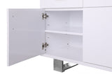 Excel White Sideboard/Buffet from Meridian - Luna Furniture