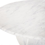 White Formentera Dining Table from Meridian - Luna Furniture