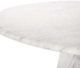 White Formentera Dining Table from Meridian - Luna Furniture