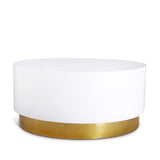 Deco White/Gold Coffee Table from Meridian - Luna Furniture