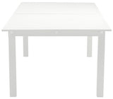 Maldives White Outdoor Patio Dining Table from Meridian - Luna Furniture