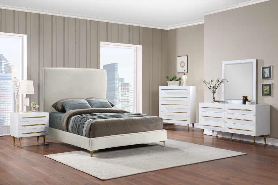 Marisol White Dresser from Meridian - Luna Furniture