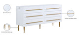 Marisol White Dresser from Meridian - Luna Furniture