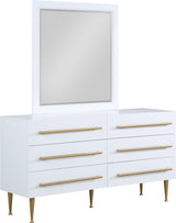 Marisol White Dresser from Meridian - Luna Furniture