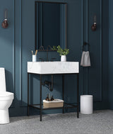 Marmo White 24" Bathroom Vanity from Meridian - Luna Furniture