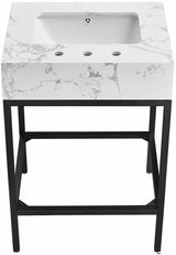 Marmo White 24" Bathroom Vanity from Meridian - Luna Furniture