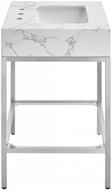 Marmo White 24" Bathroom Vanity from Meridian - Luna Furniture