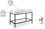 Marmo White 48" Bathroom Vanity from Meridian - Luna Furniture