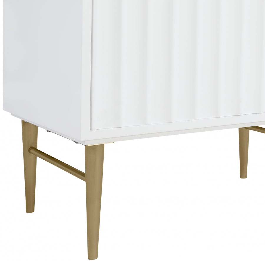 Modernist White 30" Bathroom Vanity from Meridian - Luna Furniture