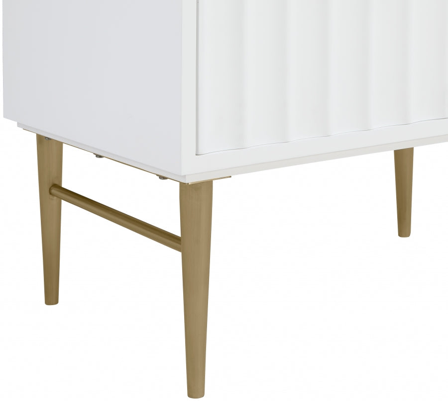 Modernist White 30" Bathroom Vanity from Meridian - Luna Furniture