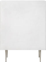 Modernist White Chest from Meridian - Luna Furniture