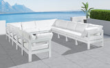 Nizuc White Outdoor Patio Aluminum Modular Sectional from Meridian - Luna Furniture