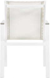 Nizuc White Outdoor Patio Dining Chair, Set of 2 from Meridian - Luna Furniture