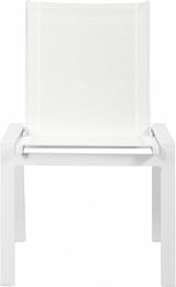 Nizuc White Outdoor Patio Dining Chair, Set of 2 from Meridian - Luna Furniture