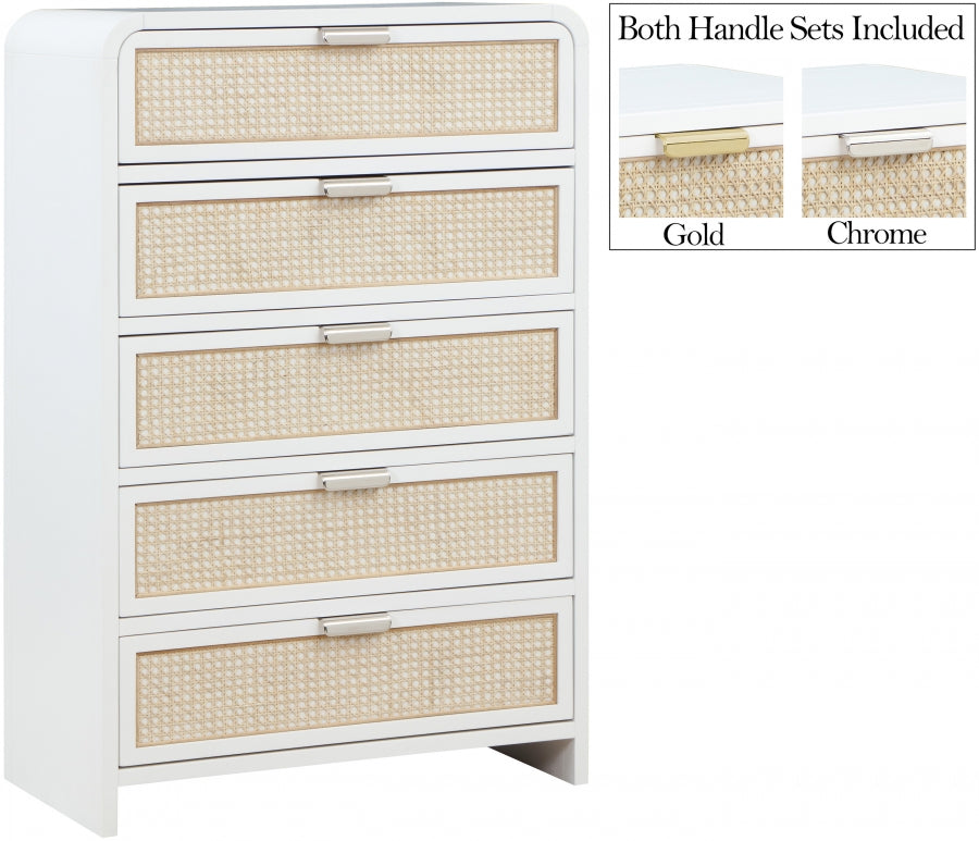 Sage White Wood Chest from Meridian - Luna Furniture