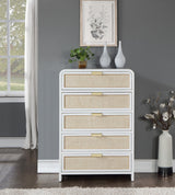 Sage White Wood Chest from Meridian - Luna Furniture