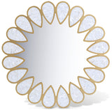 Shell White Mirror from Meridian - Luna Furniture