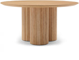 White Simba Dining Table from Meridian - Luna Furniture