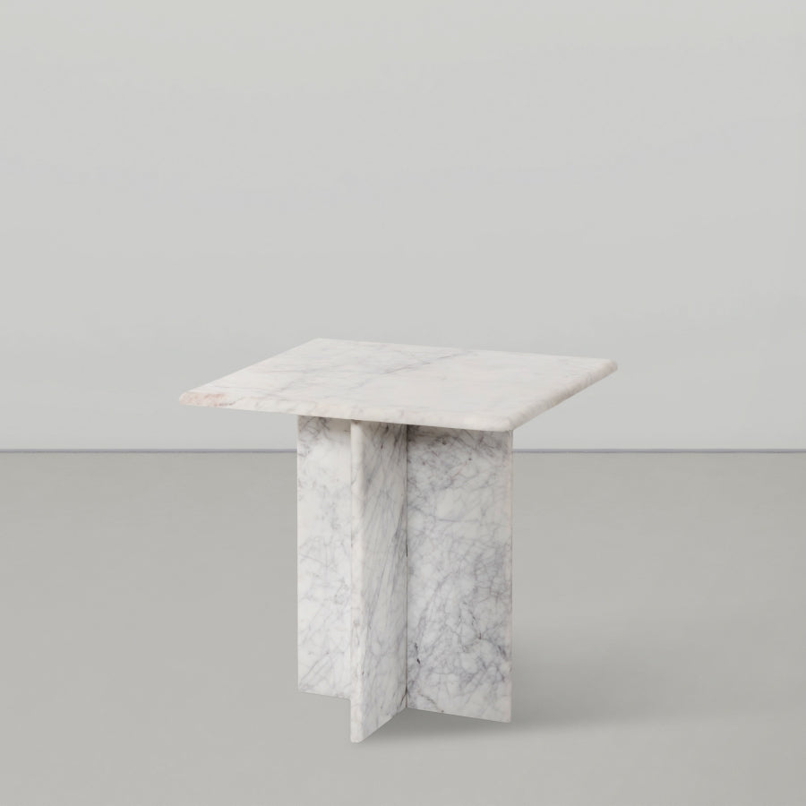 White Verona End Table from Meridian - Luna Furniture