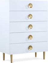 Zayne White Chest from Meridian - Luna Furniture