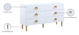 Zayne White Dresser from Meridian - Luna Furniture