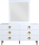 Zayne White Dresser from Meridian - Luna Furniture