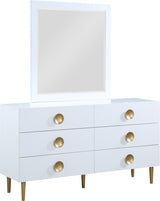 Zayne White Dresser from Meridian - Luna Furniture