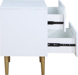 Zayne White Nightstand from Meridian - Luna Furniture