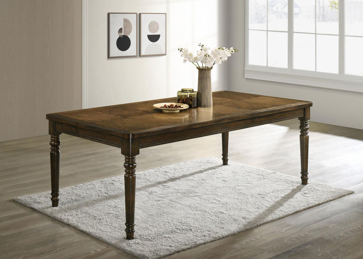 Willowbrook Rectangular Wood Dining Table Chestnut - 108111 - Luna Furniture