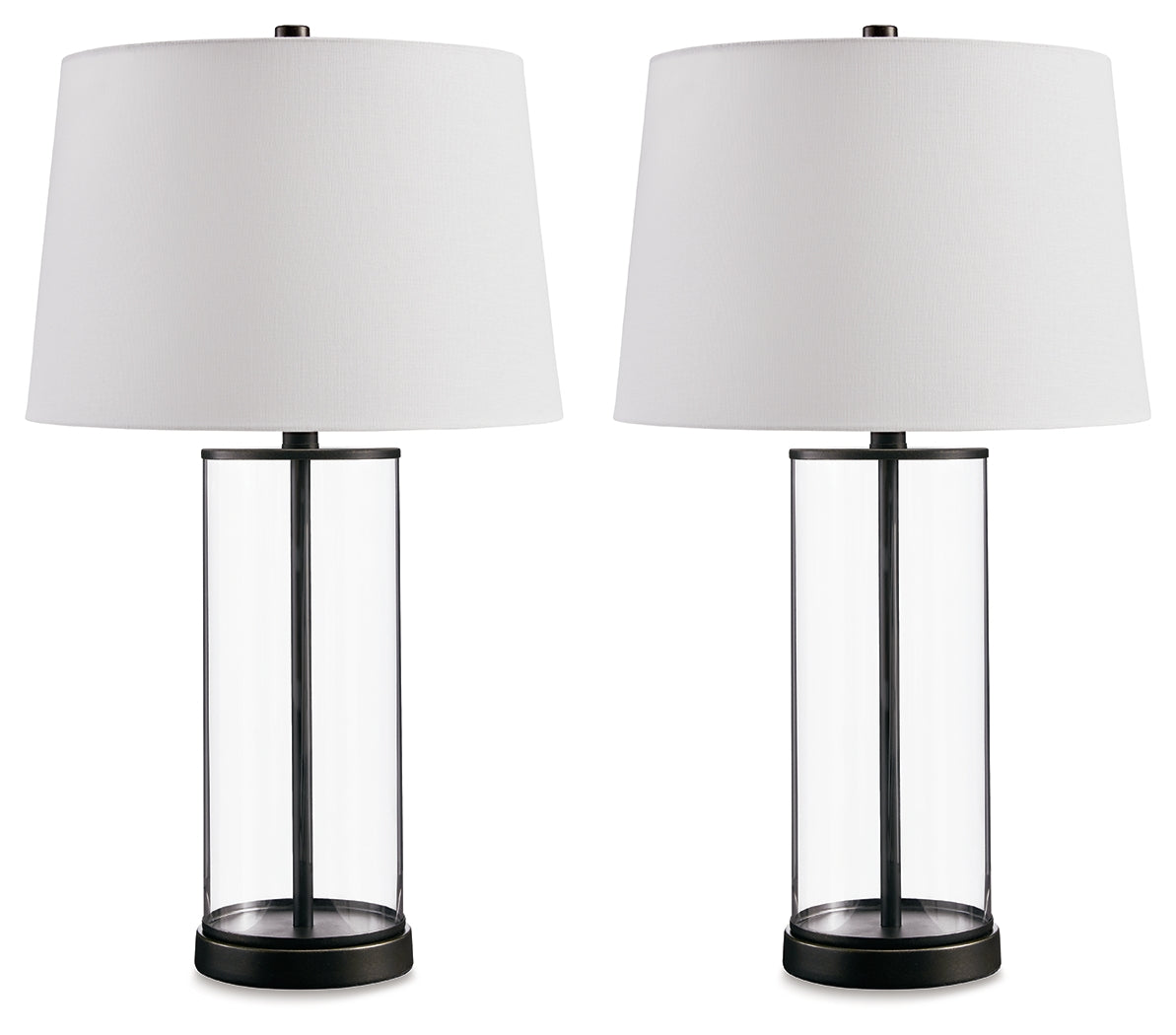 Wilmburgh Clear/Bronze Finish Table Lamp (Set of 2) - L431614 - Luna Furniture