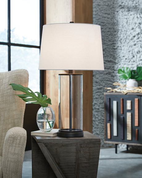 Wilmburgh Clear/Bronze Finish Table Lamp (Set of 2) - L431614 - Luna Furniture