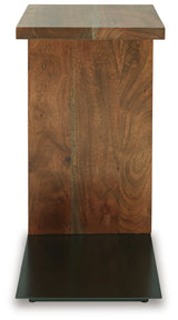 Wimshaw Brown/Black Accent Table from Ashley - Luna Furniture