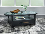 Winbardi Black Coffee Table from Ashley - Luna Furniture