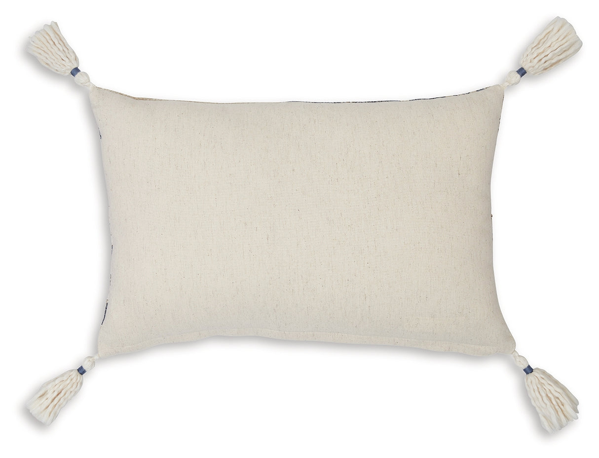 Winbury Blue/Tan/White Pillow (Set of 4) from Ashley - Luna Furniture