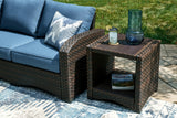 Windglow Brown Outdoor End Table from Ashley - Luna Furniture