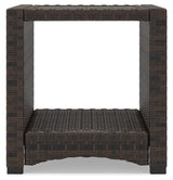 Windglow Brown Outdoor End Table from Ashley - Luna Furniture