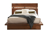 Winslow California King Bed Smokey Walnut and Coffee Bean - 223250KW - Luna Furniture