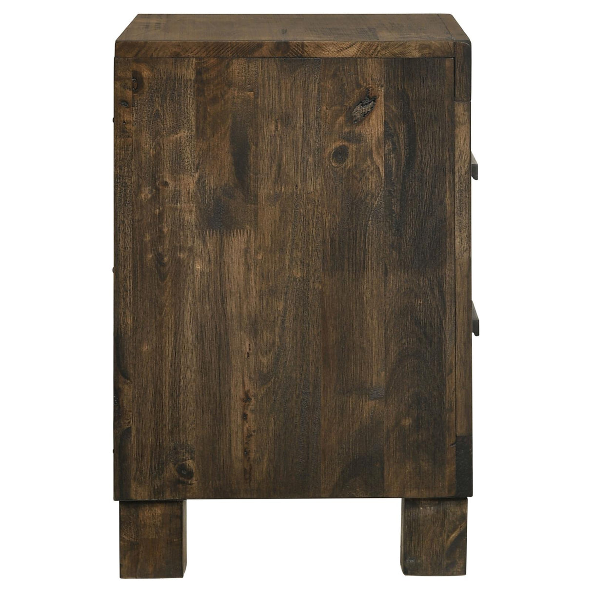 Woodmont 2-Drawer Nightstand Rustic Golden Brown from Coaster - Luna Furniture