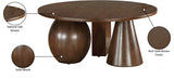 Wyndham Coffee Table Brown from Meridian - Luna Furniture