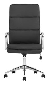 Ximena Black High Back Upholstered Office Chair from Coaster - Luna Furniture