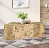 Zaire Coffee Table Beige from Meridian - Luna Furniture