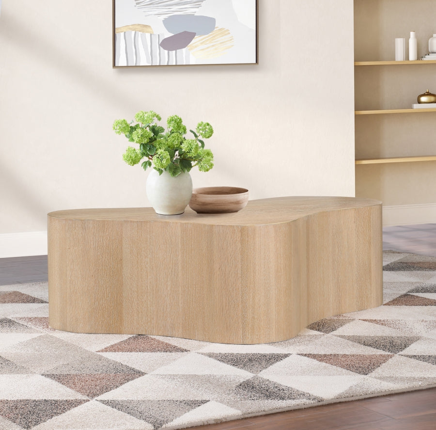 Zaire Coffee Table Natural from Meridian - Luna Furniture