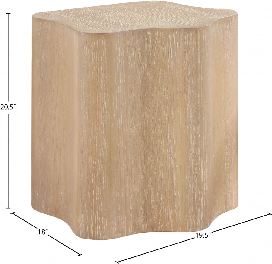 Zaire End Table Natural from Meridian - Luna Furniture