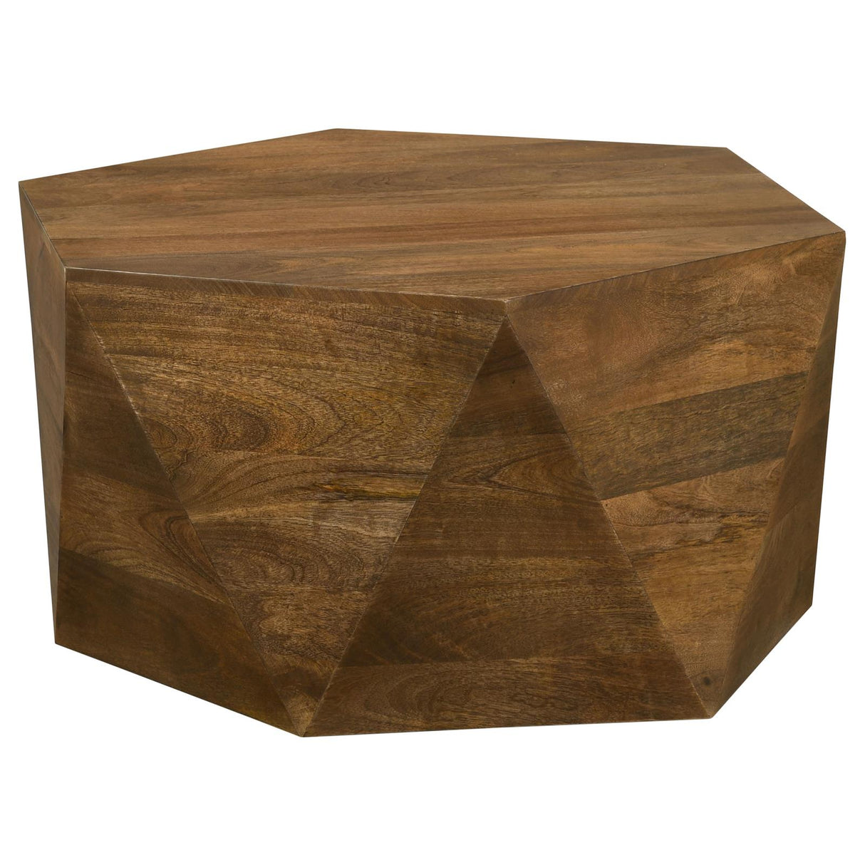 Zalika Hexagonal Coffee Table Natural - 724188 - Luna Furniture