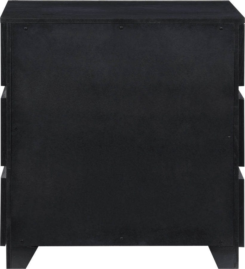 Zaylan Black Nightstand from Meridian - Luna Furniture