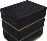 Zaylan Black Nightstand from Meridian - Luna Furniture