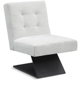 Zeal Boucle Fabric Accent Chair Cream from Meridian - Luna Furniture