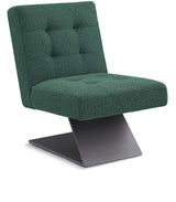 Zeal Boucle Fabric Accent Chair Green from Meridian - Luna Furniture